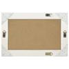 VidaXL Miroir mural style baroque 60x40 cm Blanc 320328