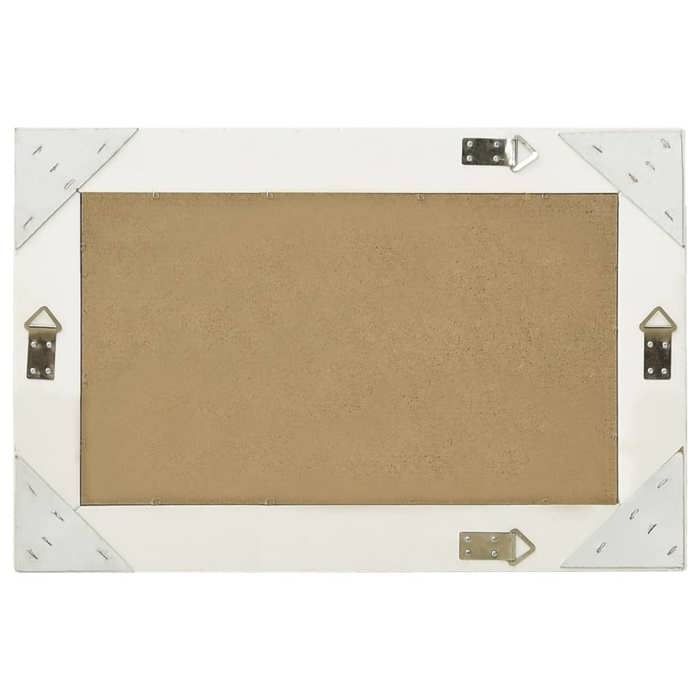 VidaXL Miroir mural style baroque 60x40 cm Blanc 320328