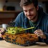 1:28 Armored Vehicle Panzer VIII Maus Tanks Building Toys War Military MOC Building Blocks Sets Adult Holiday Gifts 3300+Pcs