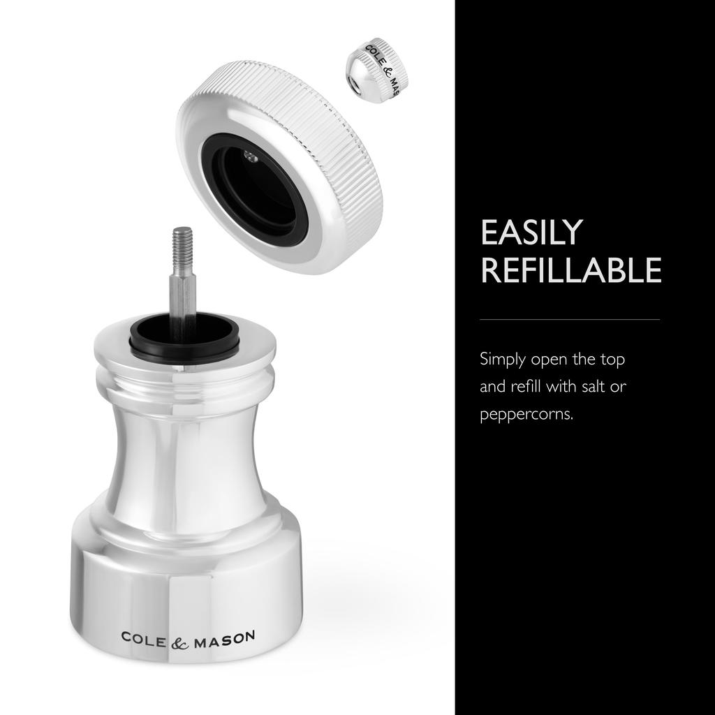 Cole & Mason Hoxton Salt and Pepper Mill Gift Set, Luxury Design, British Brand