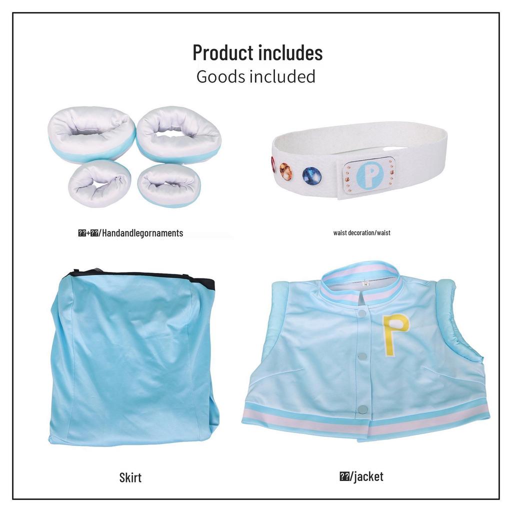 Powerpuff Girls Cosplay: Super Blossom, Buttercup, and Spinning Bubbles Anime Costumes