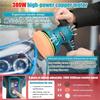 Cordless Eccentric Car Polisher with 8 Adjustable Speeds, Multi-Function Metal Waxing and Wood Grinding Rust Remover