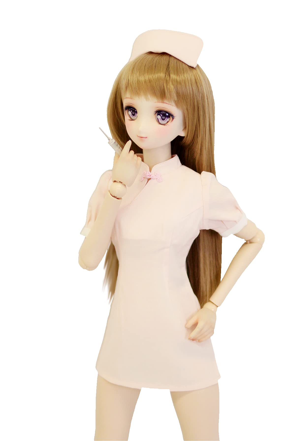 

DD SD совместимая медсестра медсестра ангел на китайском с одеждой для куклы BJD 60 см [Petite Marie] 1/3 медсестра, униформа, платье, белый, розовый, цветной, шапочка,