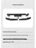 Carbon Fiber Rear Lip Diffuser with Lights for BMW M3 G80, M4 G82/G83