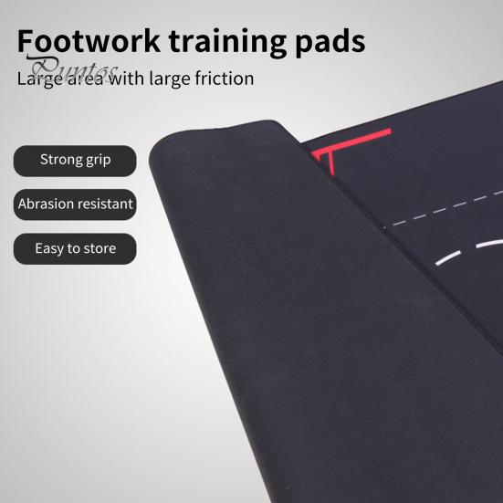 Basketball Footwork Trainer Training Mat Non-Slip Low Noise System Dribbling Agility Footstep for at Home Speed