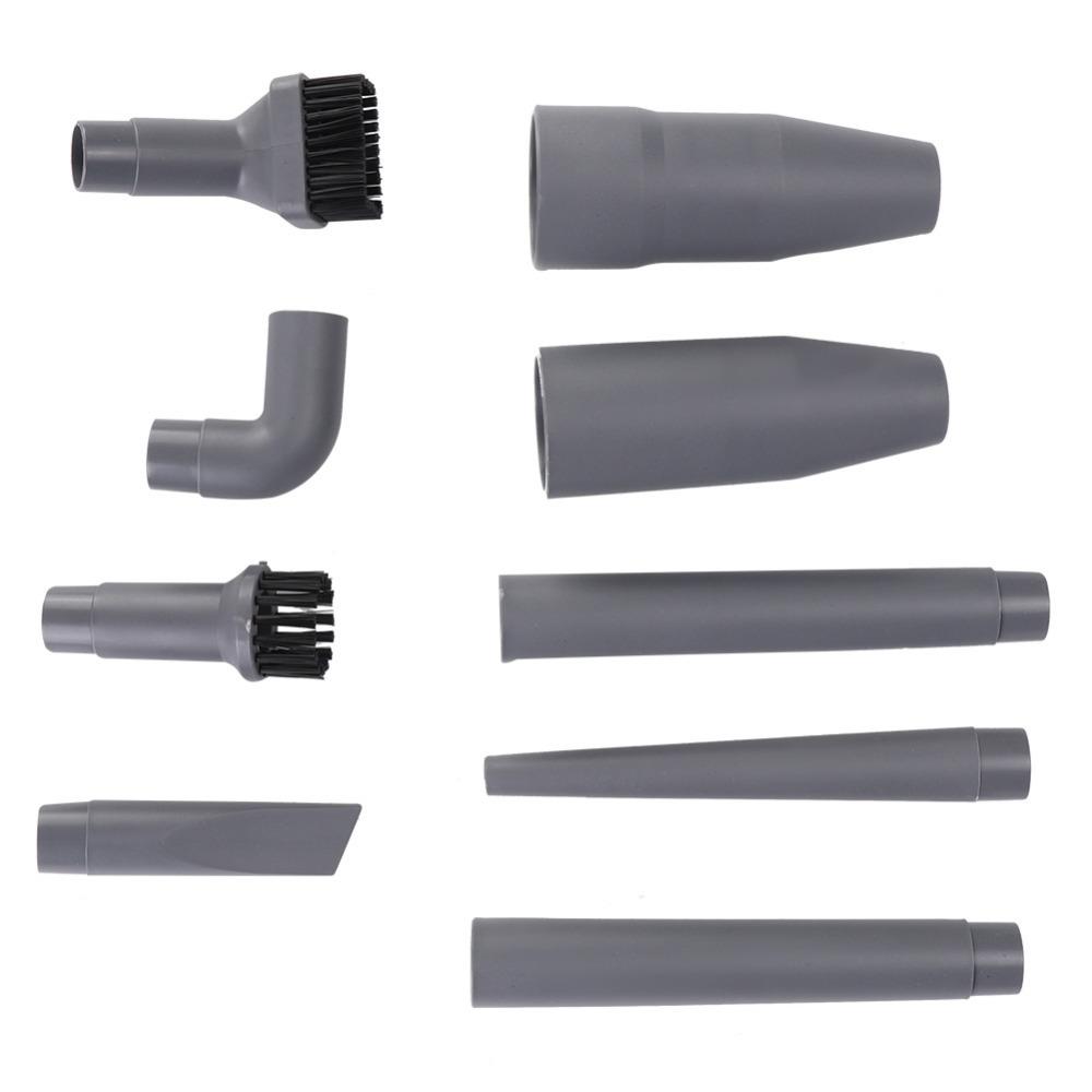 9PCS Grey Vacuum Cleaner Accessories Plastic Vacuum Attachments Brushes Kit Cleaning Tool