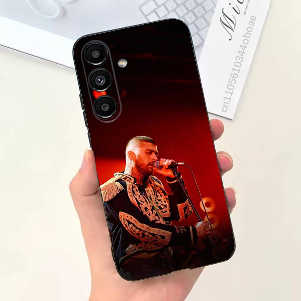Singer Z-Zayn Phone Case For Samsung S25,24,21,22,23,20,S30,Ultra,Plus,Fe,Lite,Note,5G Black Soft