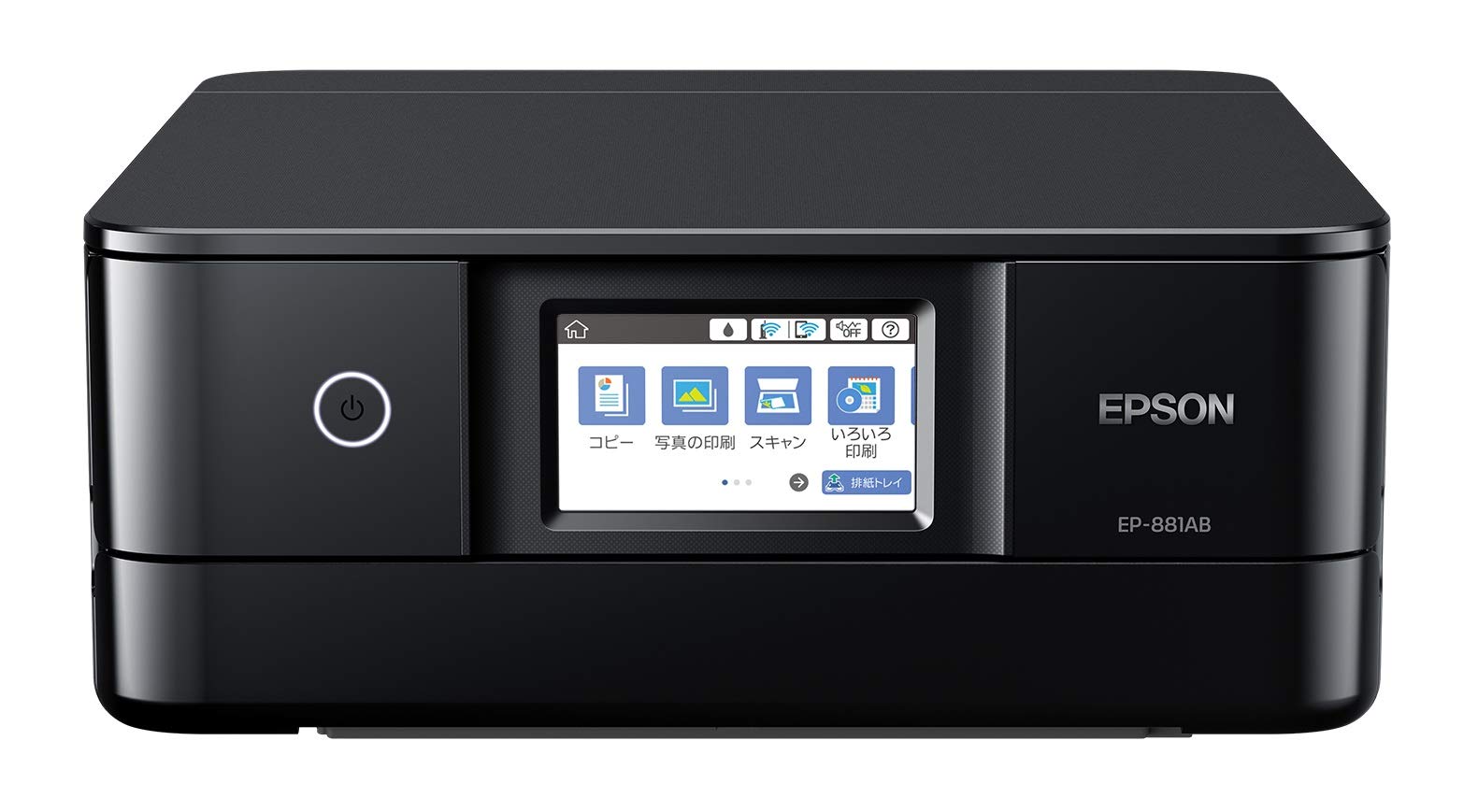 

Струменевий багатофункціональний принтер Epson A4 Colorio Black EP-881AB (Чорний) чорний