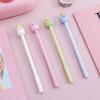 1 Piece Kawaii Gel Pen Korean Cartoon Creative Cute Fruit Head School Office Stationery