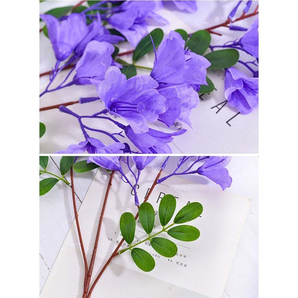 Blue Jacaranda Simulation Flower Simulation Hanging Hanging Flower Arrangement Flower Material Landscape Hotel Background Wall