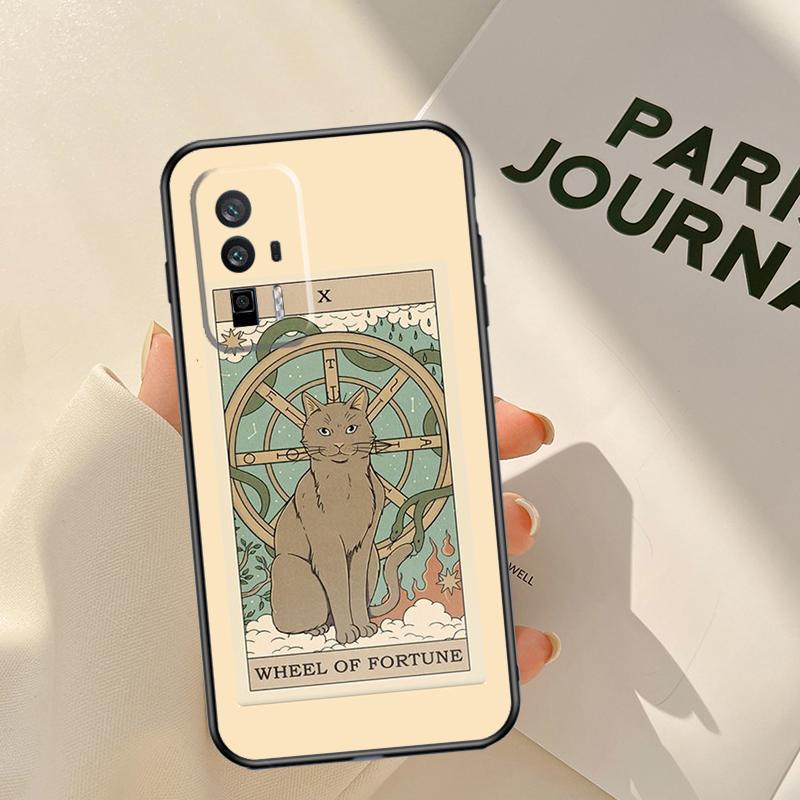 The Empress Tarot Cat Art Print Case For Xiaomi 15 14 Ultra 13T 14T 15T Pro 17 Pro Max POCO X7 Pro X3 X5 X6 F5 F6 F7 F8 Coque