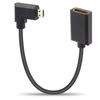 Duttek 8K 60Hz HDMI To Micro HDMI Converter HDMI Female To Micro HDMI Male Extension Cable with 48Gbps Transfer Speed for GoPro and Digital Cameras