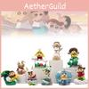 Adorable Crayon Shin-chan Classic Scene Figurine Set With 9 Unique Characters For Desk Display