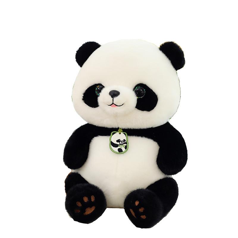 Beibei Cartoon Panda Simulation Soft Plush Toy Stuffed Animal Doll Sleeping Gift