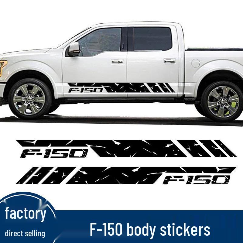 Raptor F150 Side Waistline Body Decal: Car Modification Sticker