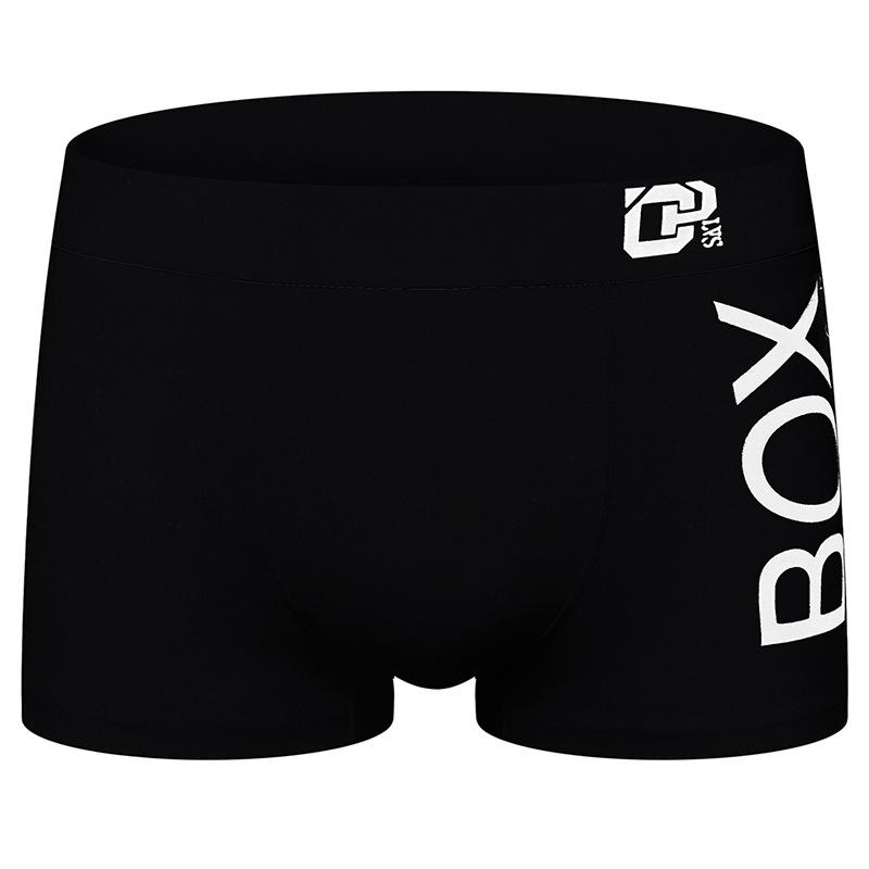 ORLVS Men s Black & White Cotton Breathable Box Briefs with Packaging OR212 XL чёрный