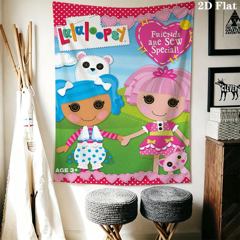 Lalaloopsy Pattern Home Decor Tapestry, Wall Hanging, Decorative RV Wall Cloth.XGT0914155