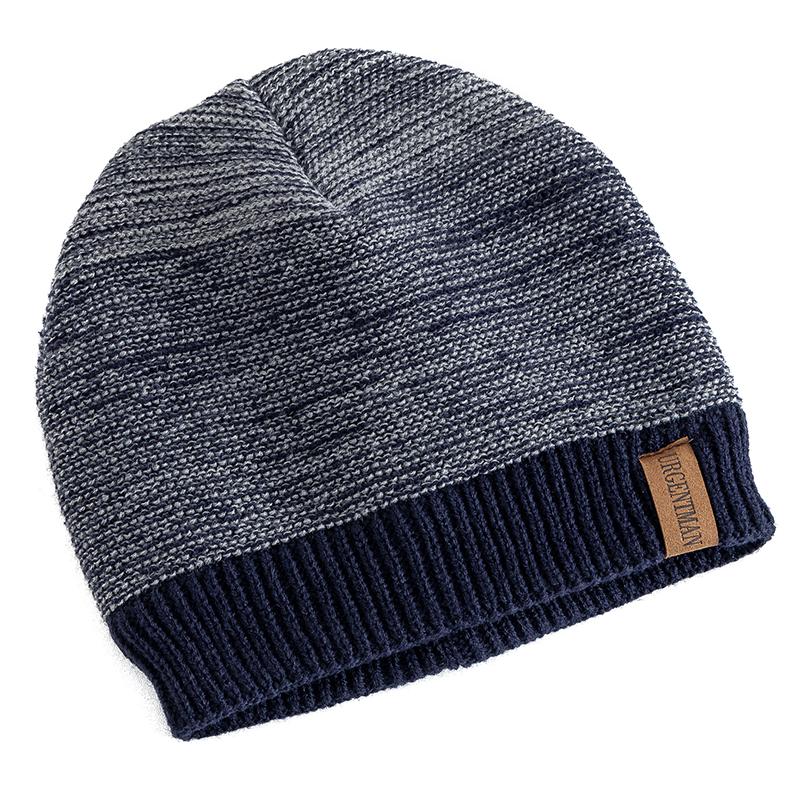 New Unisex Winter Hats Casual Warm Beanie Cap For Men And Women Letter Label Winter Knitted Hats