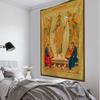 European Faith Christianity Classical God Jesus Christ Tapestry Wall Hanging Blanket Home Decoration Christian Products
