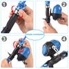 Portable Lightweight Kids Fishing Pole Telescopic Fishing Rod and Reel Combo Kit with Fishing Lures Fishing Lines Fishing Hooks