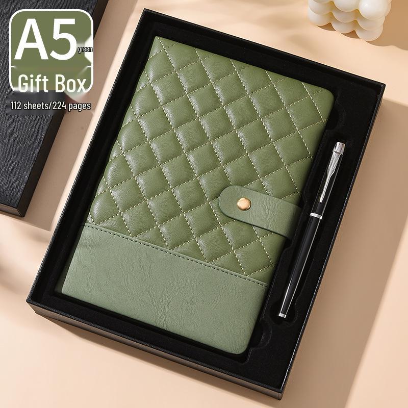Premium A5 Soft Leather Planner for Business Meetings