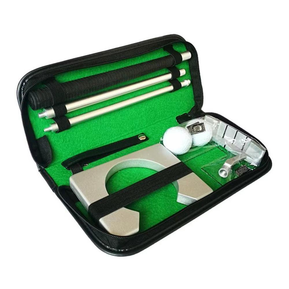 Aluminum Golf Putter Set Detachable Putter Portable Golf Trainer Golf Push Rod Outdoor Training