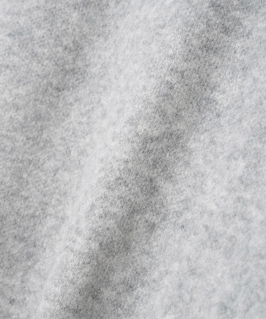 MILLO ARCHIVE Roang Knit Zip-Up Hoodie [Melange White]