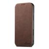 SUTENI J06 For iPhone 17 Case Litchi Texture Leather Wallet Phone Shell Compatible with MagSafe