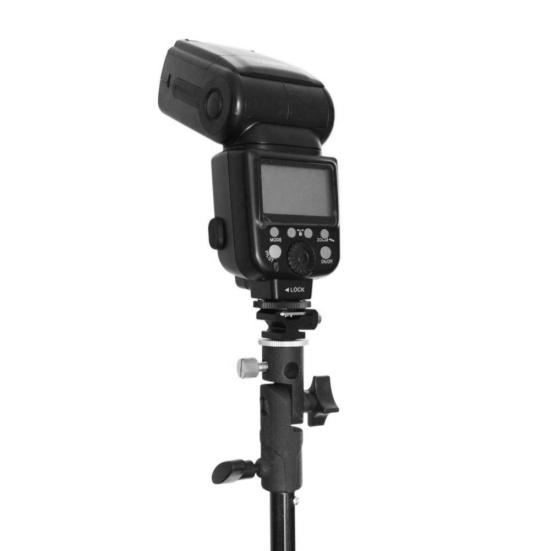 Universal E Type Flash Bracket Hot Shoe Speedlight Stand Umbrella Light Holder