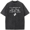 Este o zi frumoasă pentru a salva oameni mici Asistentă Pediatrie Imprimeu Amuzant Tricou cu Mânecă Scurtă Spălat Vară Larg Tricou Albăcit