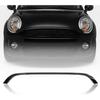 PIT66 Front Grille Hood Molding Trim Moulding, Compatible with 2007-2015 Mini Cooper R55 R56 R58 R59 (NOT fit S) Black #51132751040#MC1235100