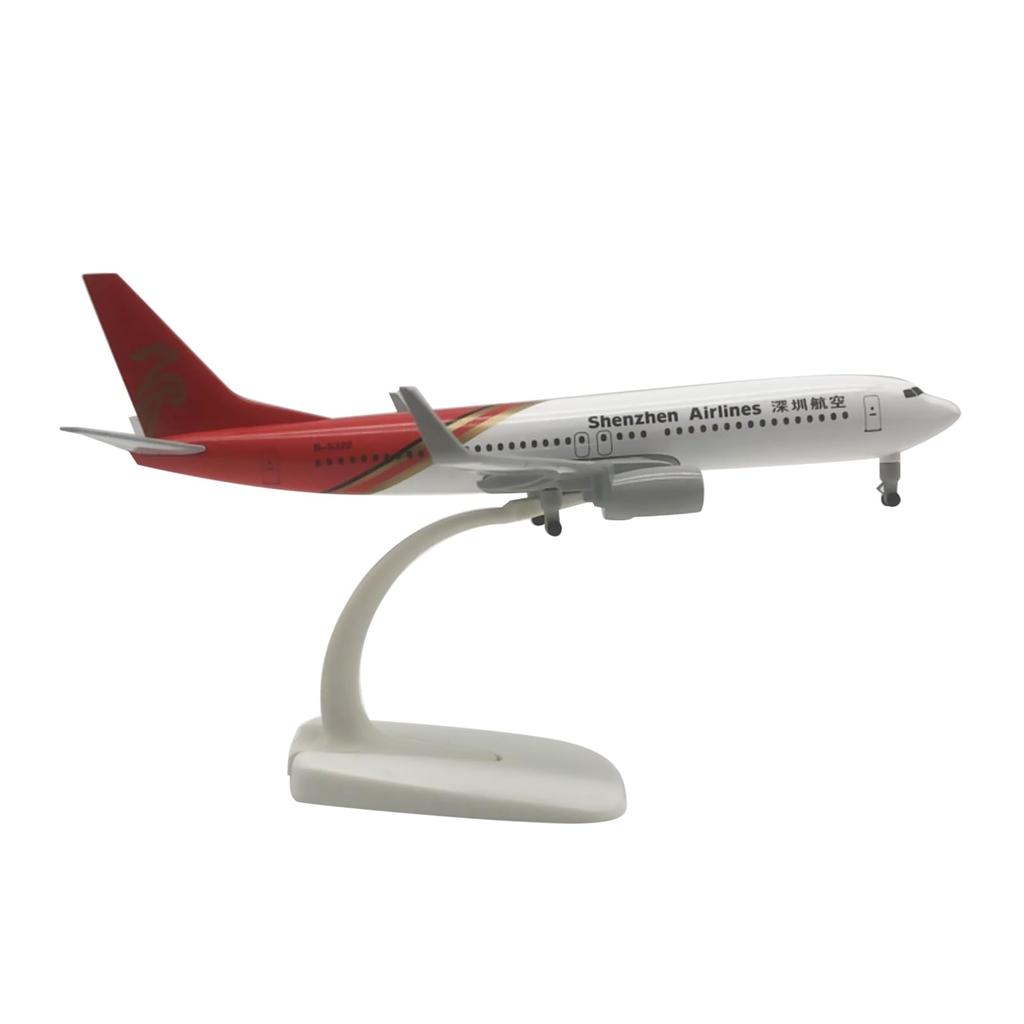1:350 Scale Alloy Shenzhen Airlines B737 Model Alloy Civil Airplane Craft Miniature Aviation Model Toys for Girls and Boys
