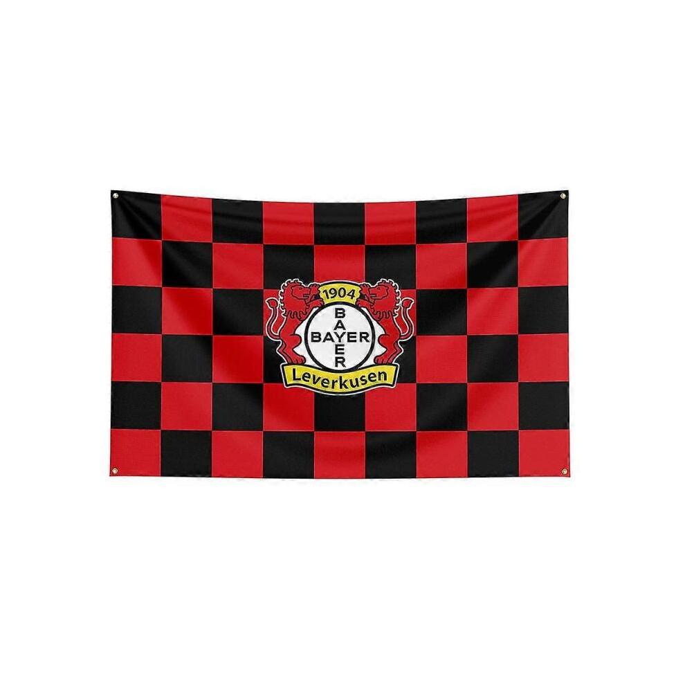 (60 X 90cm, A) Born Pretty 3x5 Bayer 04 Leverkusen Flag Polyester Printed Racing Sport Banner For Decor