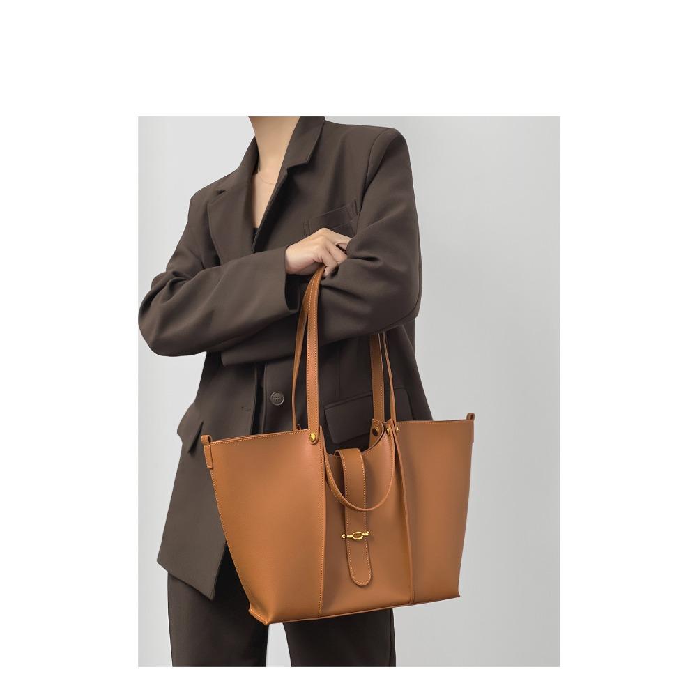 Spring and Summer Texture Large Bag Tote Bag Women s Large Capacity High-end Feeling Women s Bag New Stylish Single Shoulder Crossbody Bag