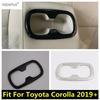 Rear Seat Water Cup Holder Bottle Frame Cover Trim For Toyota Corolla E210 - 2025 Matte / Carbon Fiber Accessories Interior