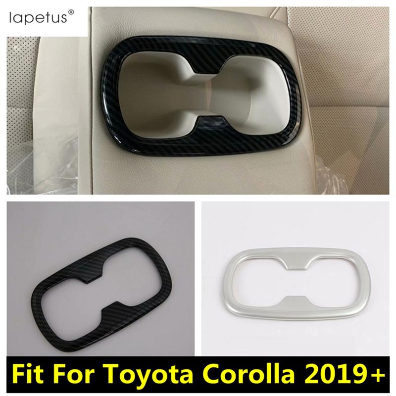 Rear Seat Water Cup Holder Bottle Frame Cover Trim For Toyota Corolla E210 - 2025 Matte / Carbon Fiber Accessories Interior