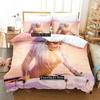 3D Printed Doja Cat Singer Bedding Set for Boys Girls Duvet Cover And Pillowcase Twin Queen King Full Single Double Sizes