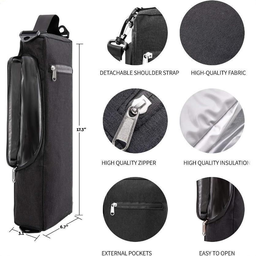 Portable Insulated Beverage Storage Bag for Outdoor and Golf, with Ice Pack for Cooling.