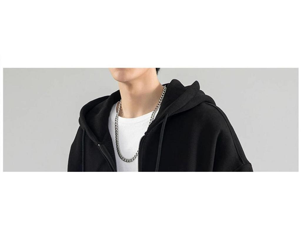 Men's Japanese-Korean Style Loose Zipper Hoodie - Trendy Early Autumn/Winter Casual Jacket
