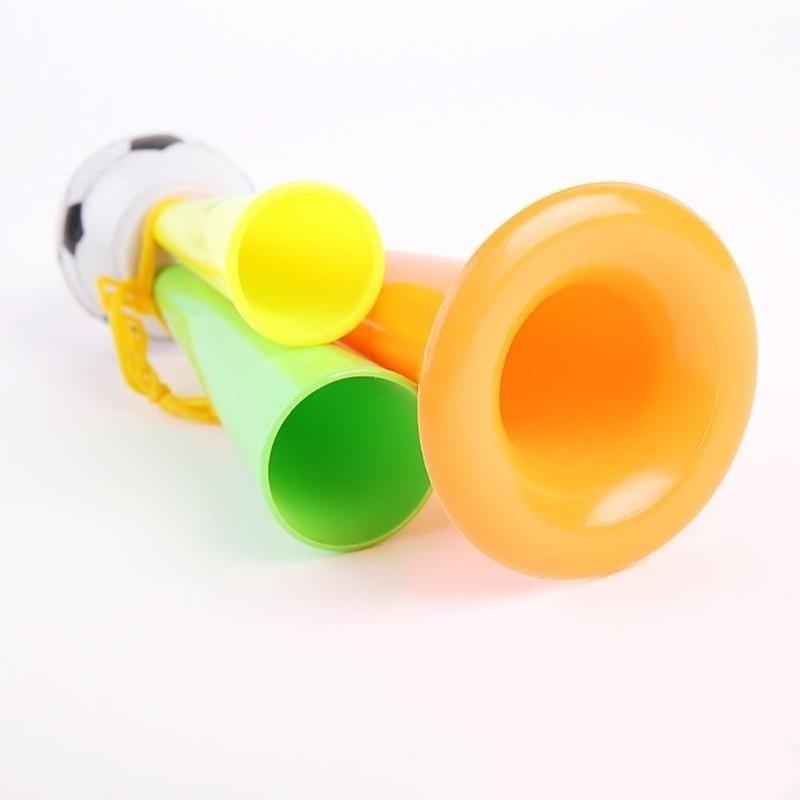 Sprots Koncerty Mistrovství světa Trubka Hračka Plastový Fotbaloví fanoušci Povzbuzující roh