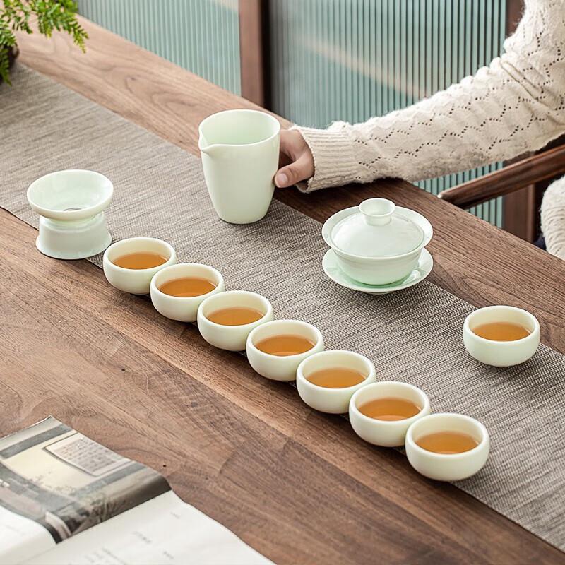 Su s Jadeite Celadon Kung Fu Tea Set