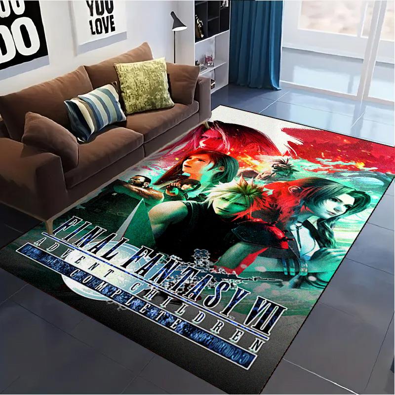 ffvii Game Carpet Rug for Living Room Bedroom Home Sofa Decoration,Kids play Non-slip Floor Mat