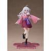 Anime Wandering Witch: The Journey Elaina Different Color Figure Cute Standing On One Foot Kimono Knee Socks Model Toys Gifts