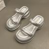 thick-soled high-heeled cool slippers women's 2025 summer new outer wear fashionable and versatile casual small man with sandals