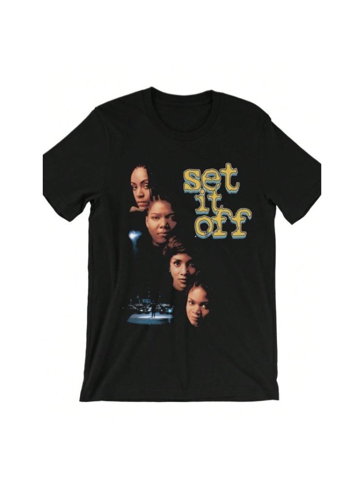 Set It Off SpringSummer Tshirt Latifah the classic hiphop queen of movies S