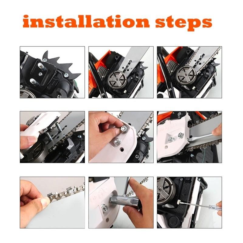 20 Inch High Power Handheld Gasoline Chain Saw 52CC Heavy Duty Wood Cutter Cordless Portable Logging Chainsaw