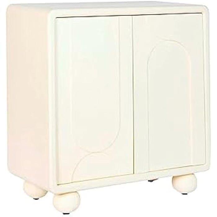 Buffet - DKD HOME DECOR - Moderne - Blanc - 2 portes - 80x37x85 cm