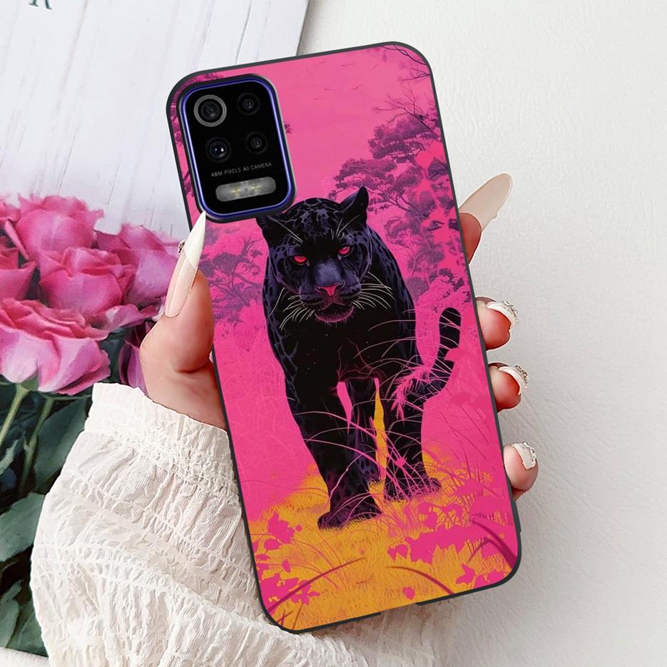 For LG K52 K62 2020 Case LM-K520 LM-K525 Stylish Love Heart Painted Cover Soft TPU Phone Case For LG K62 K 52 LGK52 LGK62 Fundas