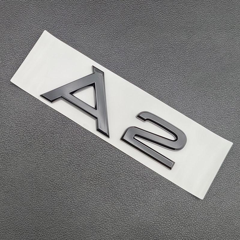 3D ABS Chrom Černé Logo S Line Znak Blatník Samolepka Kufr Auta Pro Audi A1 A2 A3 A4 A5 A6 A7 A8 Písmena Samolepka Příslušenství