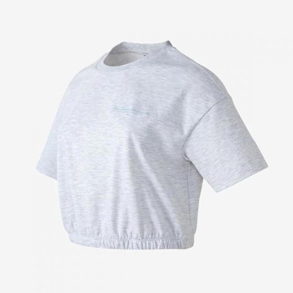 

New Balance Short Sleeve Ready Semi Cropped Top Nbned2w512 Ac 85(S)